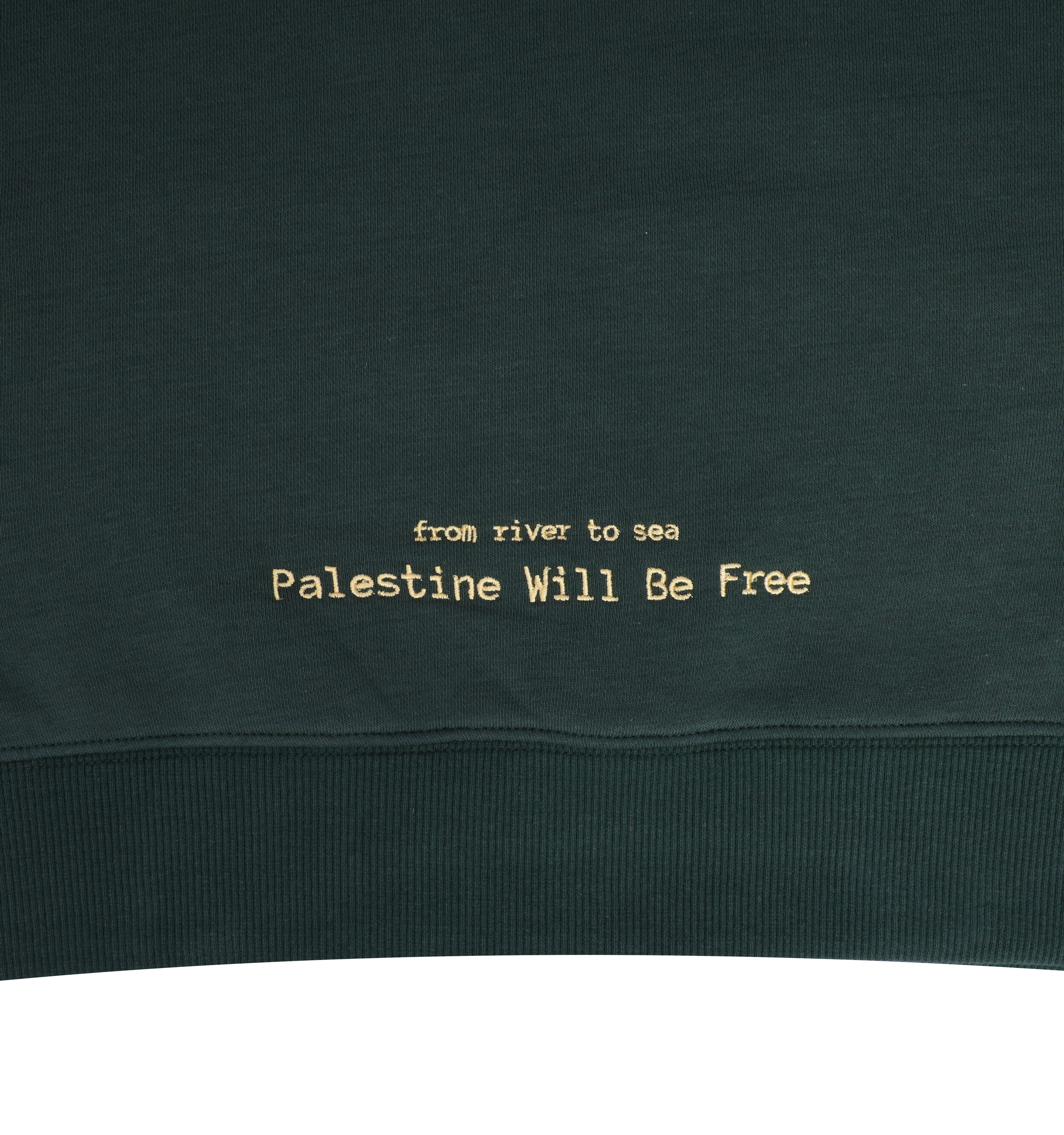 Palestine Sweatshirt - Dark Green