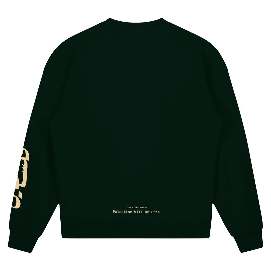 Palestine Sweatshirt - Dark Green