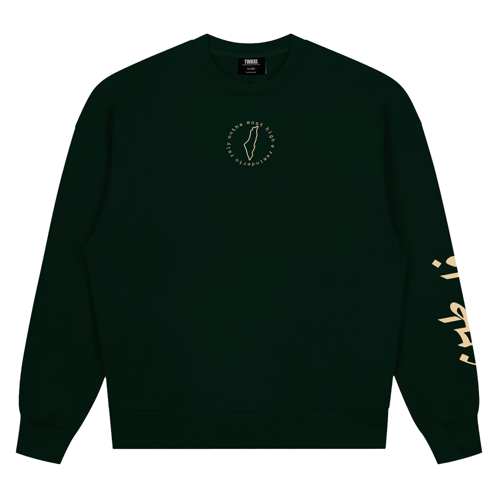 Palestine Sweatshirt - Dark Green